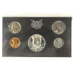 1968 US PROOF SET WITHOUT BOX, 40% SILVER JFK HALF