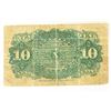 Image 2 : FRACTIONAL CURRENCY 4TH ISSUE 10 CENTS (TAPED)