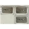 Image 2 : 3-1 TROY OZ .999 FINE SILVER PROOF INGOTS