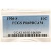 Image 3 : 1996-S ROOSEVELT DIME PCGS PR69 DCAM