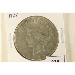 1925 PEACE SILVER DOLLAR