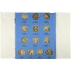 Image 1 : 13 ASSORTED 1941-1945 WASHINGTON SILVER QUARTERS