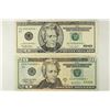 Image 1 : 1996 & 2004 $20 FRN STAR NOTES