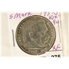 Image 1 : 1937-J GERMAN SILVER 5 MARK WITH SWASTIKA EF