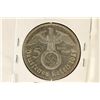 Image 2 : 1937-J GERMAN SILVER 5 MARK WITH SWASTIKA EF