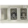 Image 1 : 3-1 TROY OZ .999 FINE SILVER PROOF INGOTS
