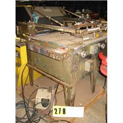 M&M screen printing machine