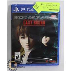 NEW PS4 DEAD OR ALIVE 5: LAST ROUND GAME