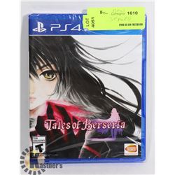 NEW PS4 TALES OF BERSERIA GAME