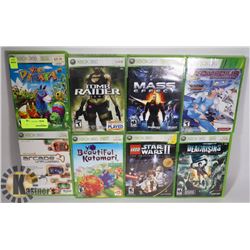 BUNDLE OF 8 XBOX 360 GAMES