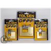 Image 1 : SEALED TOLSEN (3) HEAVY DUTY BRASS