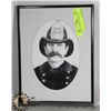Image 1 : VINTAGE FIREMAN CHARCOAL PRINT