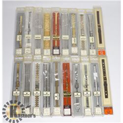 FLAT OF NEW WATCH STRAPS (MOSTLY KREISLER)