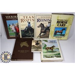 FLAT OF ASSORTED HORSE BOOKS