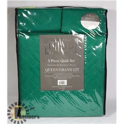 NEW URBAN HOME 3PC QUEEN SIZE QUILT SET