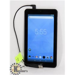 7" SCREEN ANDROID ACCER TABLET WITH CHARGE CABLE