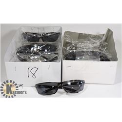 2 BOXES OF NEW SUNGLASSE METAL FRAME SILVER/BLCK