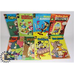 FLAT OF ASSORTED VINTAGE COMICS INCLUDING