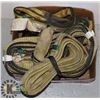 Image 1 : BOX OF TIE DOWN STRAPS - VARIOUS LENGTHS