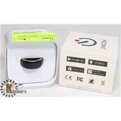 NEW JAKCOM BLACK SMART RING SZ #8