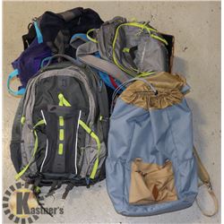 LOT OF USED EDDIE BAUER BAGS