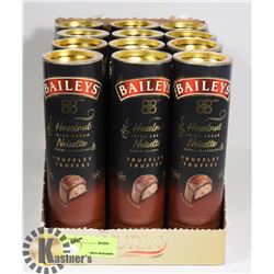 CASE OF 12 BAILIES HAZELNUT IRISH CREAM TRUFFLES