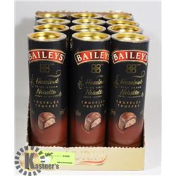 CASE OF 12 BAILIES HAZELNUT IRISH CREAM TRUFFLES