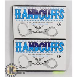 LOT OF TWO HANDCUFFS WITH KEYS