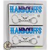 Image 1 : LOT OF TWO HANDCUFFS WITH KEYS