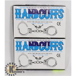 LOT OF TWO HANDCUFFS WITH KEYS
