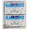 Image 1 : LOT OF TWO HANDCUFFS WITH KEYS