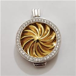 SILVER DIAMOND 9.4  PENDANT