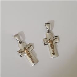 SILVER LOTS OF 2  PENDANT (~SIZE 6)