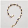 Image 2 : SILVER TANZANITE 8" 9.52G  BRACELET