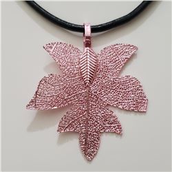 NATURAL LEAF 18"  NECKLACE