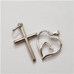 SILVER LOTS OF 2  PENDANT