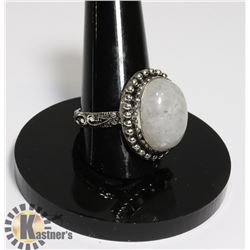 #216-MOONSTONE RING SIZE 9