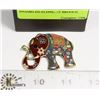 Image 1 : ENAMELED ELEPHANT BROOCH
