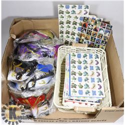 KIDS PARTY MAKS AND TONS OF POP CULTURE TATTOOS