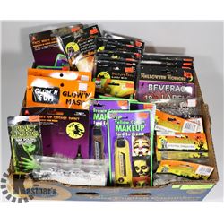 FLAT OF ASSORTED HALLOWEEN SUPPLIES