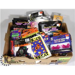 FLAT OF ASSORTED HALLOWEEN SUPPLIES