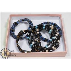 SET OF 6 MAGNETIC WRAP AROUND BRACELETS