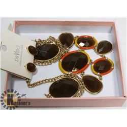 DAVINCI NECKLACE AND EARRING SET