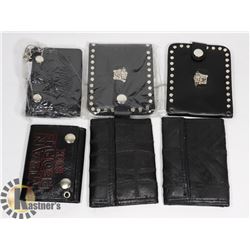 MISC WALLETS LOT OF 6