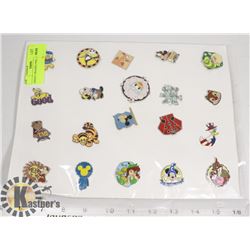 DISNEY TRADING PINS - LOT OF 20