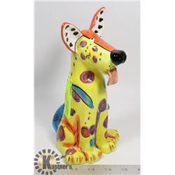 COIN BANK, GANTZ, BRIGHT COLORFUL DOG