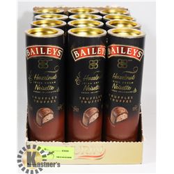 CASE OF 12 BAILEY'S HAZELNUT IRISH CREAM TRUFFLES