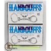Image 1 : TWO HANDCUFFS WITH KEYS