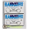 Image 1 : TWO HANDCUFFS WITH KEYS