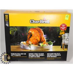 NEW STAINLESS STEEL BEER-CAN CHICKEN ROASTER